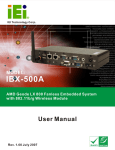 IBX-500A Embedded System User Manual