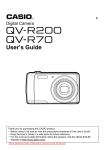 Casio QV-R200 User`s Manual - Downloaded from ManualsCamera