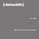 Vehicle Kit For Sirius Radios