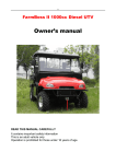 User Manual of FarmBoss II - Diesel UTV