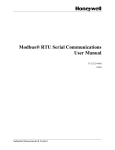 Modbus® RTU Serial Communications User Manual