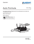 GC-1407J - Auto Formula, Operation, English