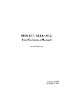 FDM RTX RELEASE 2 User Reference Manual