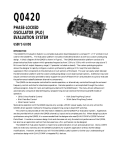 q0420 phase-locked oscillator (plo) evaluation system