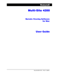 Multi-Site 4200 Remove Viewing Software User Guide for Mac