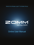 Online User Manual for the ZOMM