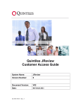 Quintiles JReview Customer Access Guide - Eportal