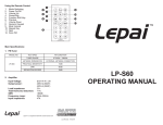 Lepai LP-S60 User Manual