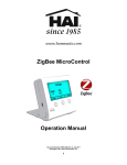 ZigBee MicroControl Operation Manual