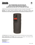 M3CONDENSING WATER BOILER