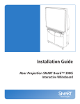 Rear Projection SMART Board 3000i Interactive Whiteboard