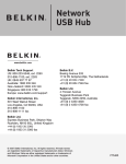Network USB Hub F5L009 - Product Manual