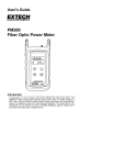 PM200 Fiber Optic Power Meter