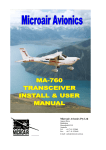 Microair MA-760 Transceiver
