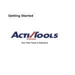 Getting Started with ActivVisionTools