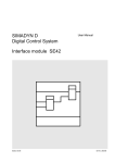 SIMADYN D Digital Control System Interface module SE42