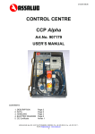 User`s manual, control centre CCP Alpha