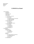 UCMB-IMS User Manual - University of Connecticut