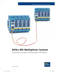 EOTec MX Multiplexer System - Ultra Electronics Nuclear Sensors