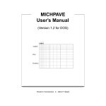 MICHPAVE User`s Manual - Michigan State University