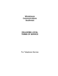 Windstream Communications Southwest OKLAHOMA LOCAL