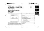 MA Remote Controller Mitsubishi Electric PAR