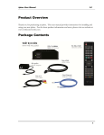 Product Overview Package Contents