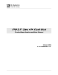 Product Specification and User Manual: FFD 2.5" Ultra ATA Flash Disk