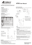 AT03 User Manual - wireless charging led flashlight,a torch,scuba