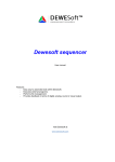 Dewesoft sequencer