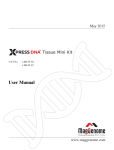 User Manual - XpressDNA Tissue Mini Kit
