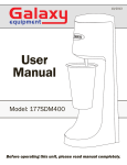 User Manual - Webstaurant Store