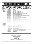 Section 1: User Manual Section 2: Maintenance Guide PROBLEMS