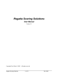Regatta Scoring Solutions