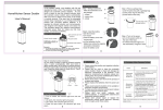 User`s Manual Home/Kitchen Sensor Dustbin