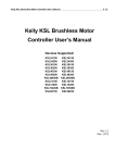 Kelly KSL Controllers User Manual