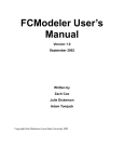 FCModeler User`s Manual