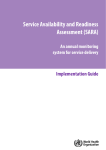 Service Availability and Readiness Assessment (SARA)