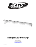 Design LED 60 Strip User Manual