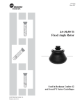 JA-30.50 Ti Fixed Angle Rotor