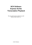 Express Scribe User Manual