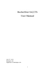 RocketStor 6422TS User Manual