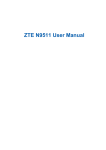 ZTE N9511 User Manual