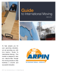 GSA Guide to Moving - arpin international group