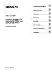 SCALANCE W-784-1xx / SCALANCE W-74x-1