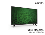 VIZIO D39h-C0 LED HDTV User Manual