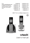 User`s manual - VTech Communications