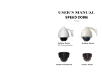 USER`S MANUAL SPEED DOME