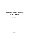 PaperPort Deluxe Software User`s Guide