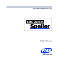 Spell Checker for Microsoft® Access